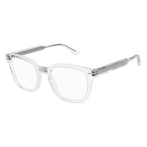 NEW GUCCI EYEGLASSES GUCCI GG0184O 012 SILVER EYEWEAR